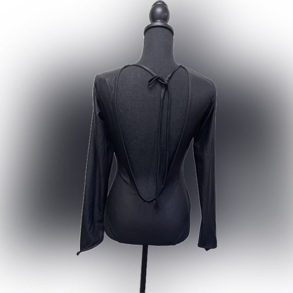 Disturbia Black Long Sleeve Bodysuit - Picture 9 of 10